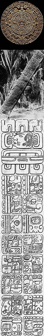 Mayan Long Count seen on Stelae E - Quirigua, Guatemala